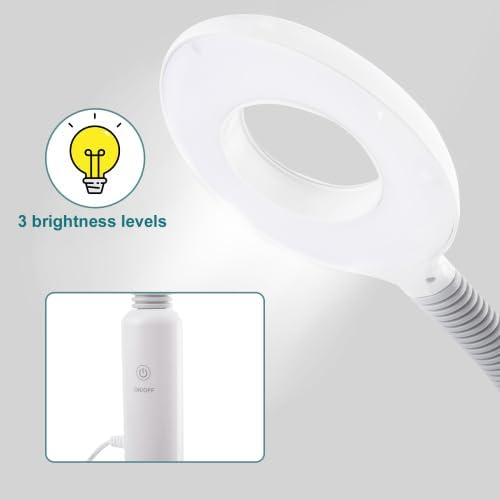 OmySalon 2 in 1 Facial Steamer with 5X Magnifying Lamp & Touch Screen, Esthetician Steamer Professional Face Spa Mist Steam for Home Beauty Salon, Personal Skin Care Deep Cleaning