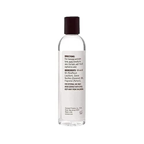 Cococare Coconut Moisturizing Oil, 8.5 fl oz - Lightweight Body Moisturizer Formulated with Natural Coconut Oil - Paraben-Free Body Oil for Bath, Shower, Massage, and Everyday Skin Care - 2 Pack