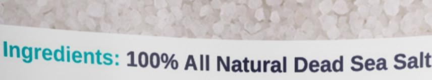 Natural Elephant Dead Sea Bath Salt | 4oz Trial Size | 100% Natural and Pure | Coarse Grain | Ideal for Baths and Soaks