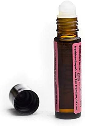 Frankie & Myrrh Study Buddy Roll On | Essential Oil Roller for Energy and Focus w/Peppermint, Lemon, Rosemary