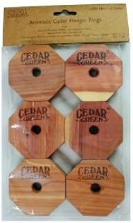 Cedar Green C312 Aromatic Cedar Rings - 36 Pieces