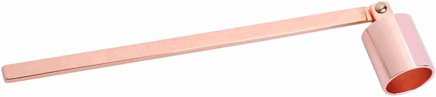 ZJchao Candle Snuffer, Candle Trimmer Set Snuffer Accessory Set Wick Trimmer Wick Cover (Rose Gold)