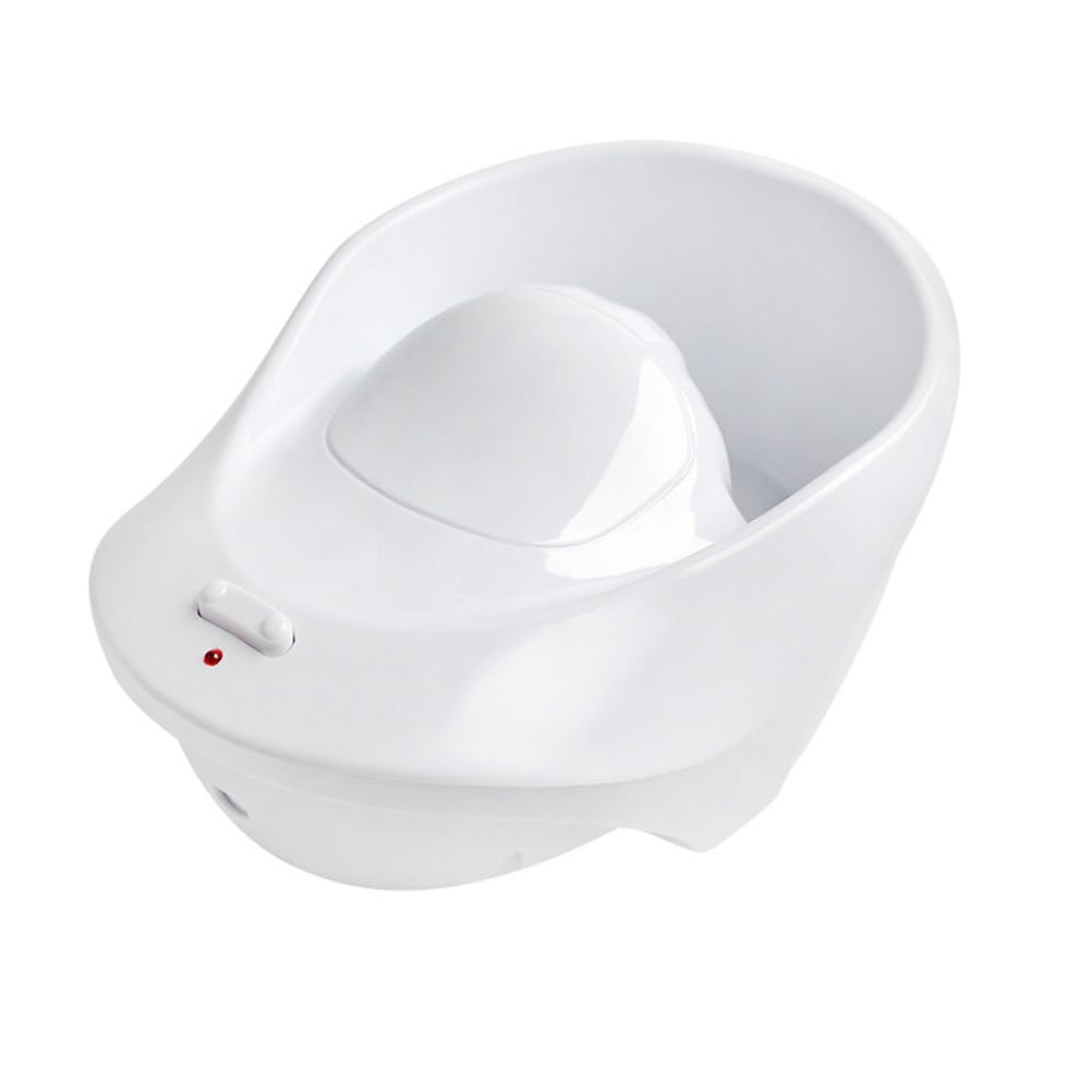 Healifty Electric Manicure Bubble Spa Hand Bowl 8.07X5.70X3.54 Inch Nail Soaking Container with Us Plug for Professional Nail Care and Home Use