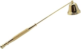 Gold Metal Candle Snuffer Wick Snuffer with Long Handle Candlesnuffers Smokeless Kit Candle Safely Extinguish Candles and Holders Candle Sleeves Accessories