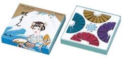 nippon kodo Asian Elegance - Cho-Cho-San Assorted 36 Cones with Mini Cramic Holder, Sandalwood, Aloeswood, Pine, Cherry, Japanese Quality Incense