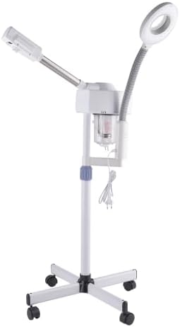 OmySalon 2 in 1 Facial Steamer with 5X Magnifying Lamp & Touch Screen, Esthetician Steamer Professional Face Spa Mist Steam for Home Beauty Salon, Personal Skin Care Deep Cleaning