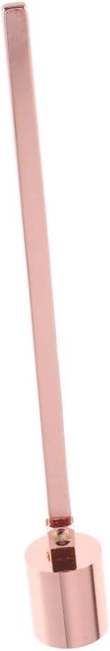Candle Snuffer Set Rose Gold Stainless Steel Candle Extinguisher Wick Trimmer and Dipper for Home Decor and Relaxation