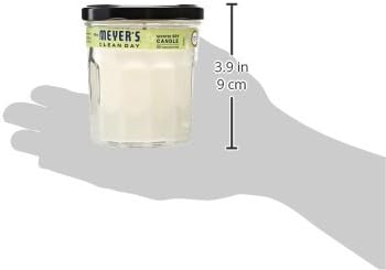 MRS. MEYER'S CLEAN DAY Scented Soy Aromatherapy Candle, 35 Hour Burn Time, Made with Soy Wax, Lemon Verbena, 7.2 oz