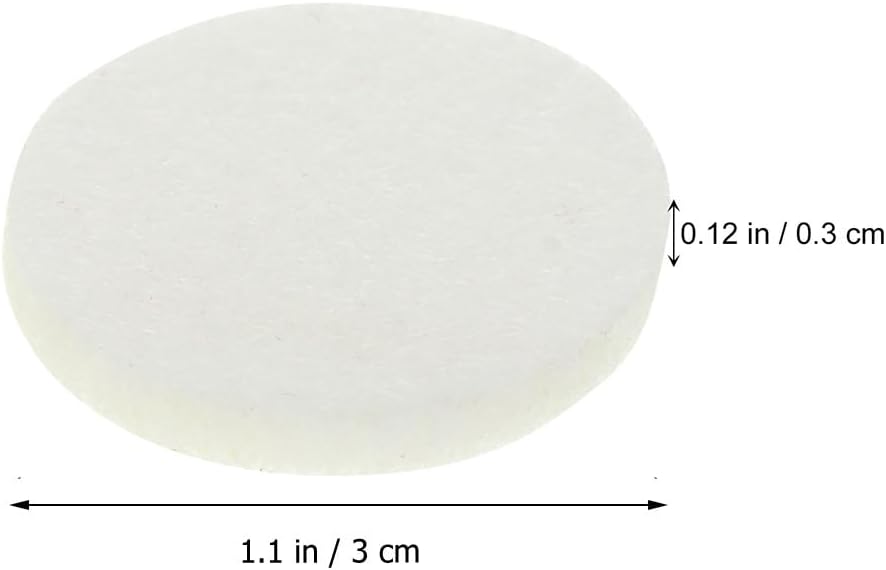 Car Diffusers for Essential Oils 50pcs Aroma Pads Essential Oil Diffuser Pads Unscented Refill Pads Thickened Washable Absorbent Replacements Aroma Pads 30mm for Car Scent