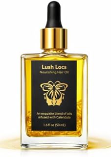 NVLX LABS Rosemary Hair Oil (1.6 Oz) | Peppermint, Tea Tree & Lemongrass Blend | Lightweight Hair & Scalp Oil for Locs, Dreads, Sisterlocs | Vegan, Organic Hair Care Gift for Women & Men