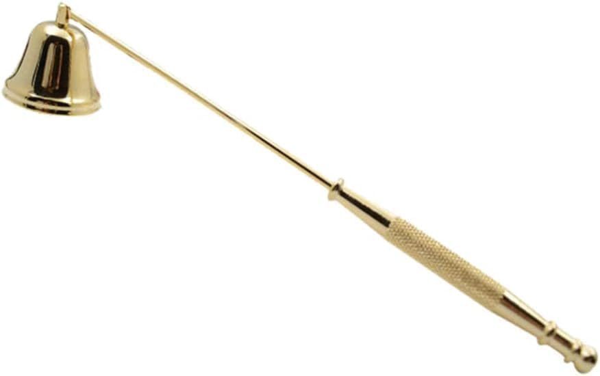 Metal Candle Snuffer with Extra Long Handle and Candle Wick Snuffers and Sleeves Accessories for Home Decor