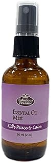 Fabulous Frannie Essential Oil Mist - Peace & Calm All Natural Made with Pure Mandarin, Lavender Bulgarian, Vetiver & Sweet Orange Essential Oils 2oz