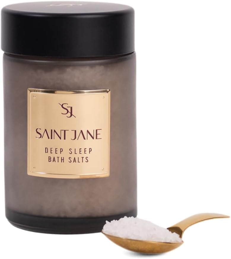 SAINT JANE - Deep Sleep Bath Salts with Magnesium + Peptides | Luxury, Floral-Infused, Clean Skincare (12 oz | 355 ml)