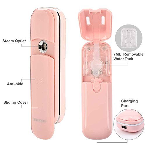 Nano Handy Mist Spray Facial Mister for Eyelash Extensions | USB Rechargeable Mini Beauty Instrument