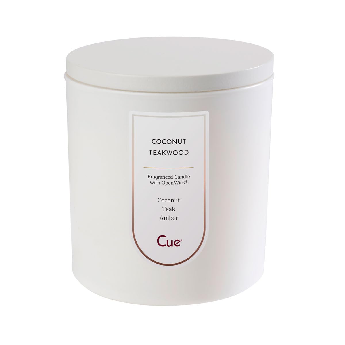 CUE Coconut Teakwood Scented Candle