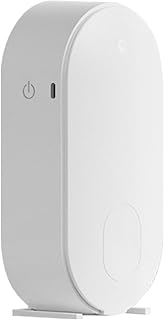 Waterless Essential Oil Diffuser, Wall Mounted Scent Diffuser, Battery Powered, APP Control, 100m² Coverage, 120ml Aromatherapy Diffuser for Hotel Office Mall(White)