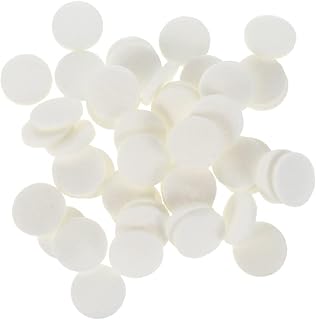 FOMIYES Aromatherapy Cotton Pads 100Pcs Essential Oil Diffuser Refill Pads for Aromatherapy Diffusers Car Vent Clips Necklace Bracelets