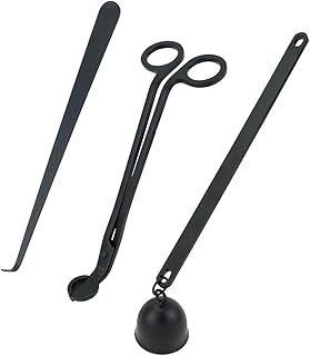 Candle Gift Set with Candle Snuffer, Cutter, Wick Trimmers for Replacement Wicks