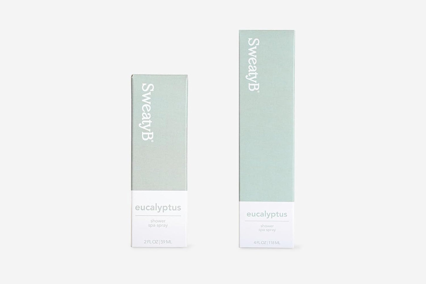 SweatyB® Eucalyptus Shower Spray – 100% Pure Eucalyptus Essential Oil Shower Mist for Sauna & Steam Room – Natural Aromatherapy for Stress & Sinus Relief – Vegan – Made in USA – 2 oz