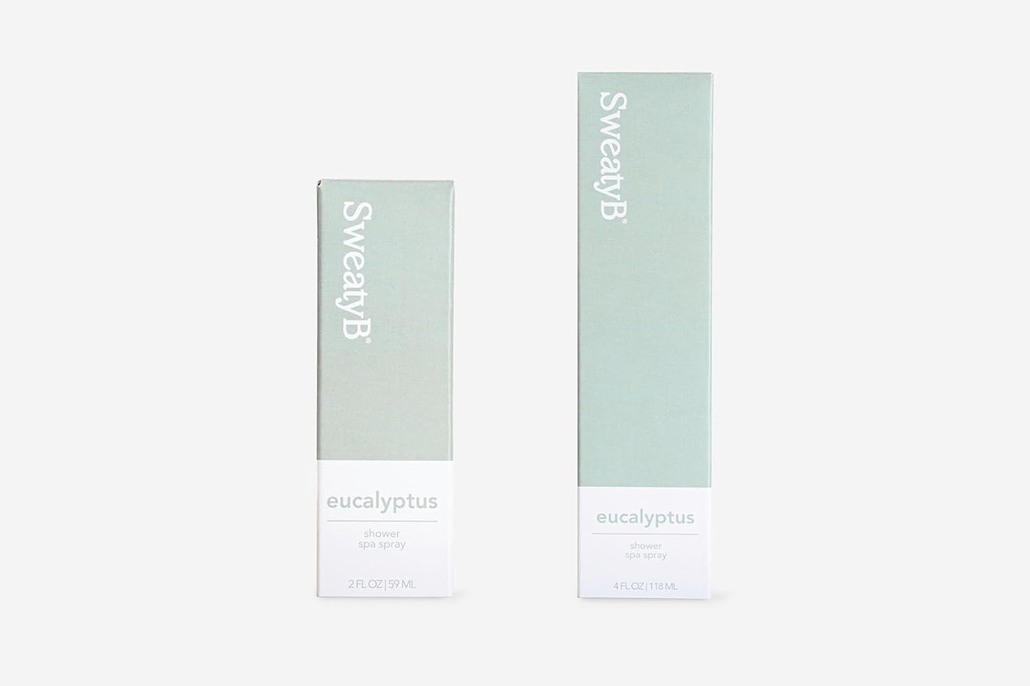 SweatyB® Eucalyptus Shower Spray – 100% Pure Eucalyptus Essential Oil Shower Mist for Sauna & Steam Room – Natural Aromatherapy for Stress & Sinus Relief – Vegan – Made in USA – 2 oz