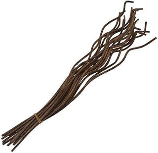 10Pcs Wavy Rattan Reed Diffuser Sticks, Natural Rattan Fragrance Aromatherapy Volatile Replacement Refill Essential Sticks (Brown)