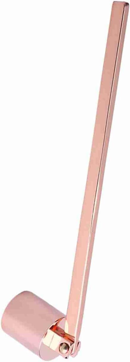 ZJchao Candle Snuffer, Candle Trimmer Set Snuffer Accessory Set Wick Trimmer Wick Cover (Rose Gold)