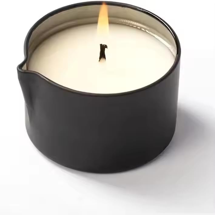 Ryaner 12PCS 2oz Candle Tins With Pour Spout Lids, Bulk Candle jar for DIY making, Empty Metal Container for massage candles making.