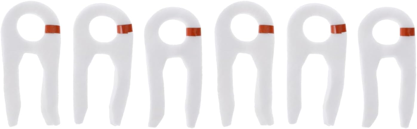 HME Big Dipper Scent Wicks (Pack of 6) | Easy-to-Dip Versatile Scent Wicks with Highly Reflective Orange Bands in Resealable Storage Bag