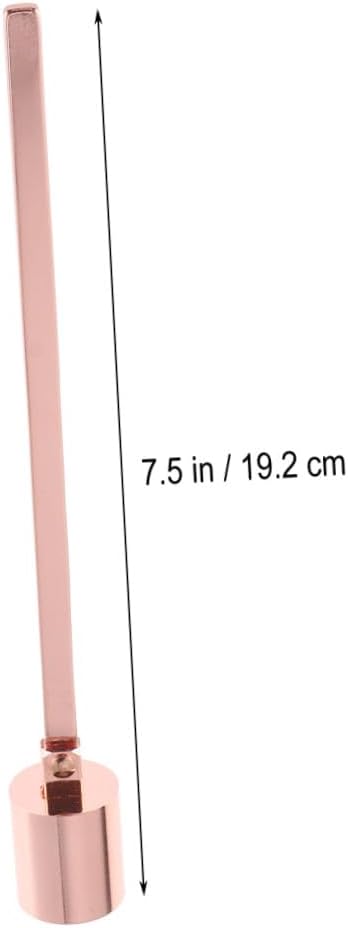 Candle Snuffer Set Rose Gold Stainless Steel Candle Extinguisher Wick Trimmer and Dipper for Home Decor and Relaxation