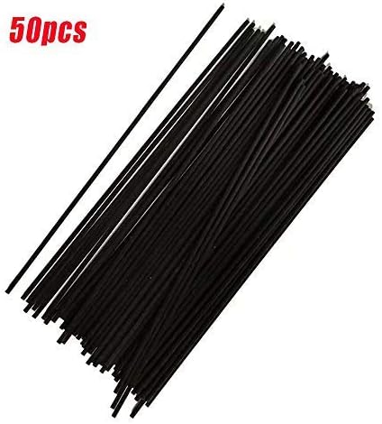 50/100PCS Handmade Black Reed Rattan Diffuser Sticks, Home Decor Replacement Fiber Aromatherapy Diffuser Sticks(50PCS)