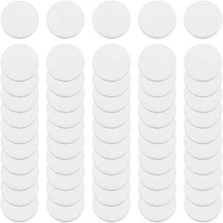 100 Pcs 17 mm Car Air Freshener Refill Felt Pads Round Essential Oil Pads Car Air Vent Clip Freshener Refills Perfume Diffuser Pad Fragrance Refill Tablets Unscented Scent Replacement Pad