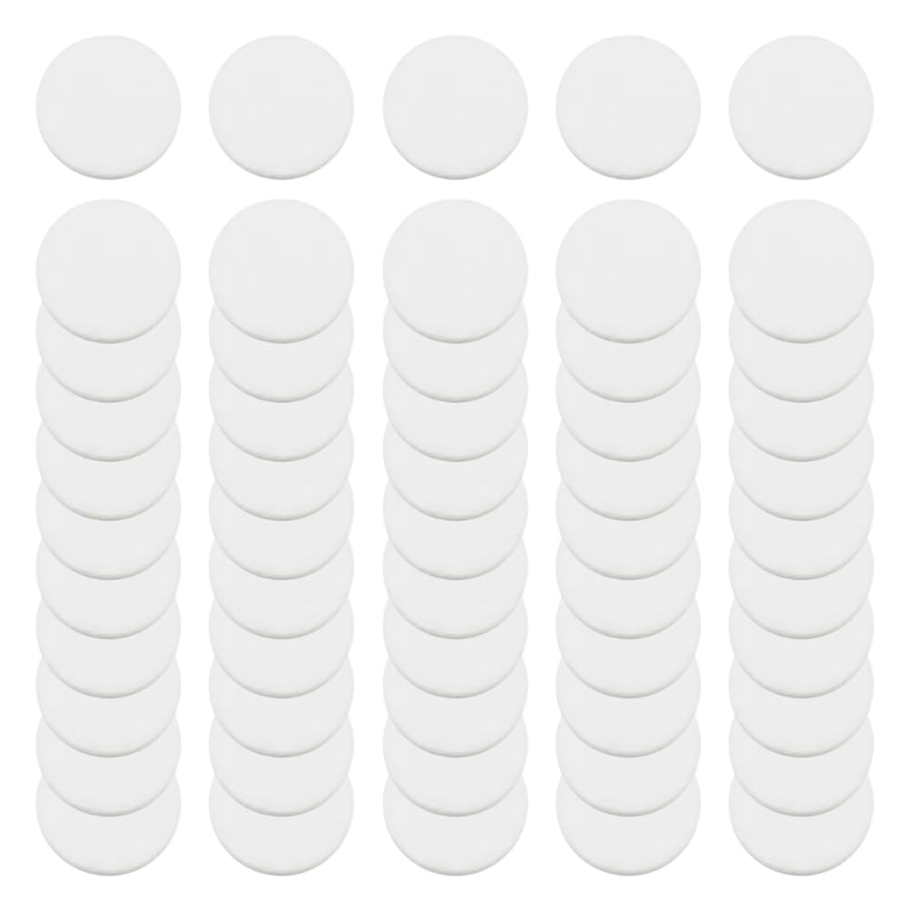 100 Pcs 17 mm Car Air Freshener Refill Felt Pads Round Essential Oil Pads Car Air Vent Clip Freshener Refills Perfume