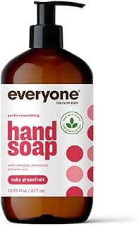 Everyone Liquid Hand Soap, 12.75 Ounce (Pack of 1), Ruby Grapefruit, Plant-Based Cleanser with Pure Essential Oils