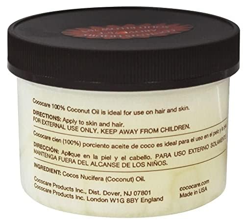 Cococare 100% Coconut Oil 7 Oz - Coconut Oil for Skin and Hair