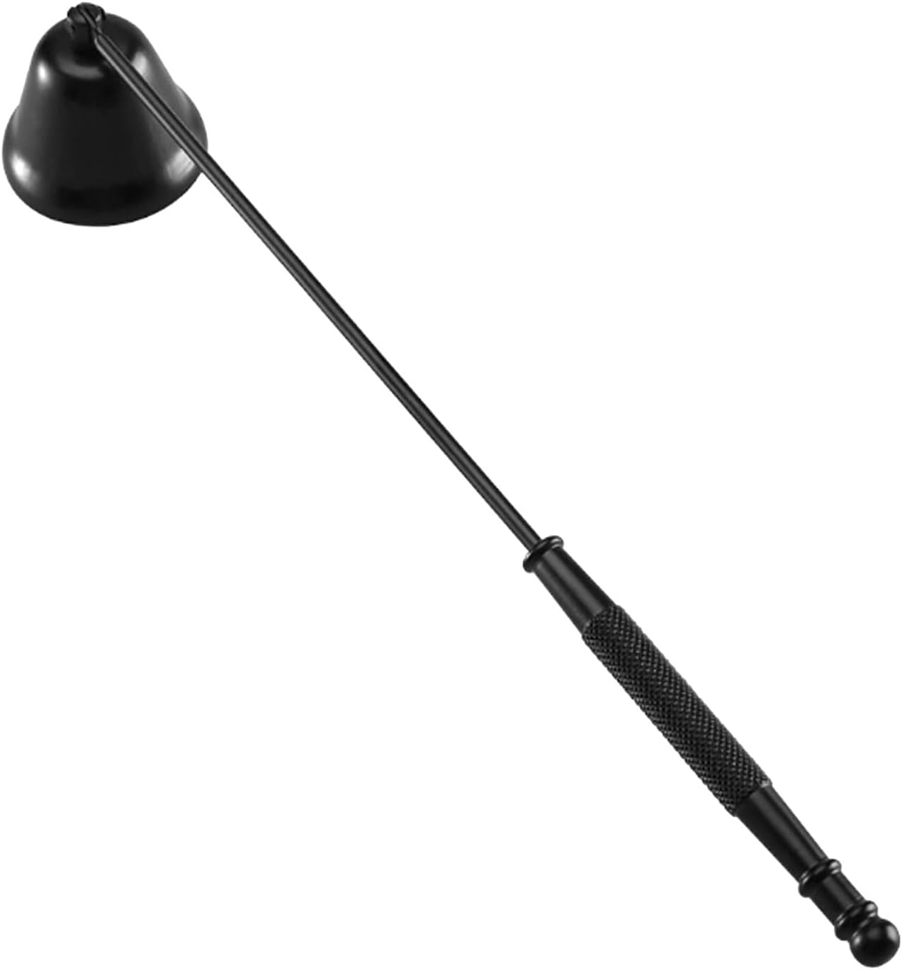 Candle Snuffer, Candle Snuffers Wick Snuffer, Candle Accessory, Extinguish Candle Flame Safely with Long Handle Putting Out Fire, Candle Extinguisher Tool (Black)