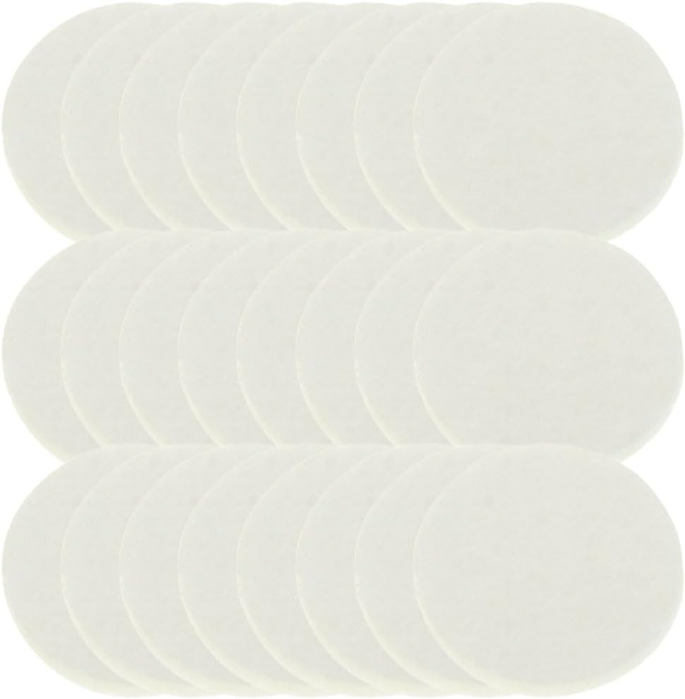 Healifty Aromatherapy Diffuser Refill Pads 0.88 Inch Cotton Essential Oil Pads for Necklace Lockets Car and Home Aroma Diffuser Replacement Sheet Pad