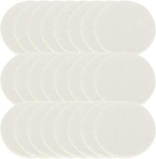 Healifty Aromatherapy Diffuser Refill Pads 0.88 Inch Cotton Essential Oil Pads for Necklace Lockets Car and Home Aroma Diffuser Replacement Sheet Pad