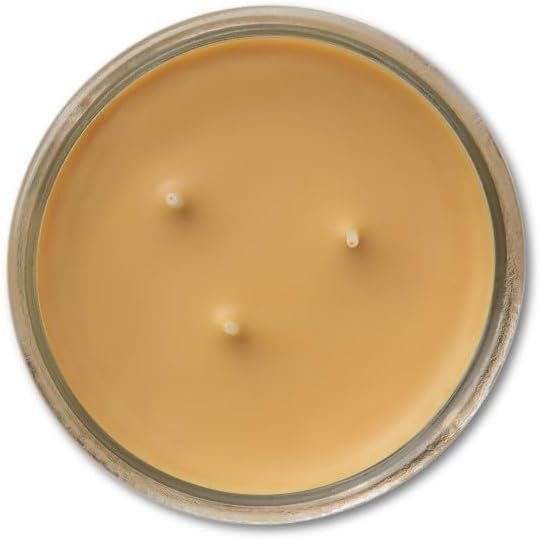 Mainstayes Hazelnut Cream Scented 3-Wick Glass Jar Candle, 11.5 oz [Pack of 2]