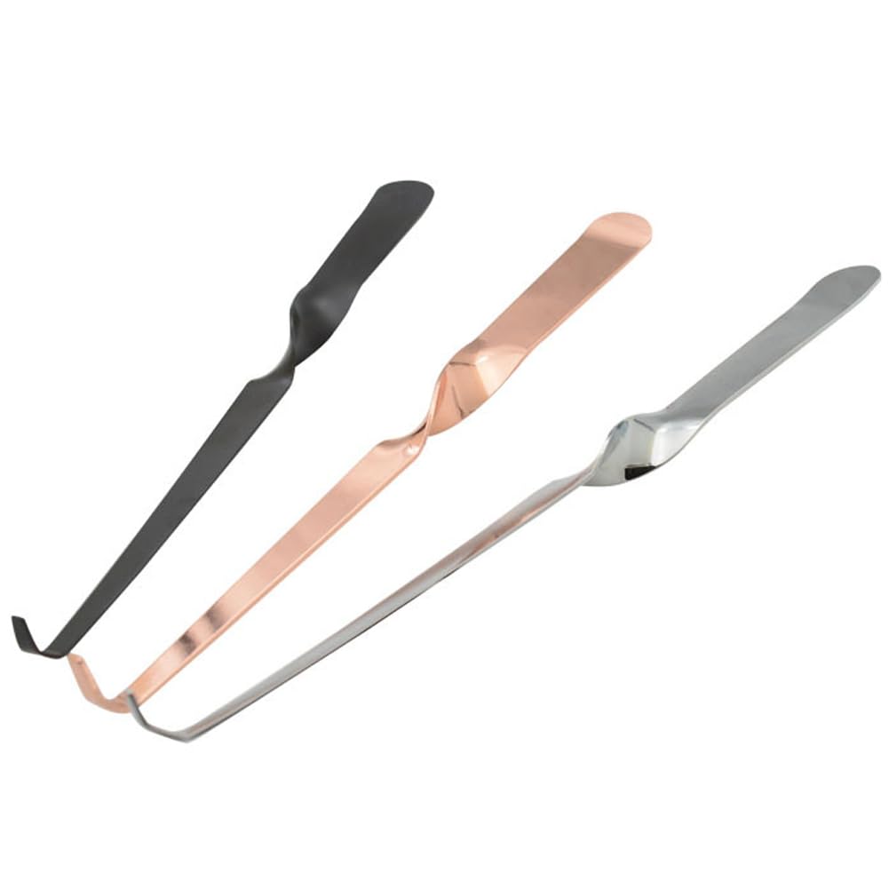 Mollensiuer 3-Pack Stainless Steel Candle Wick Dippers - Candle Snuffers (Black