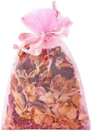Natural Dried Rose Sachets for Drawers and Closets (6x9 inch)