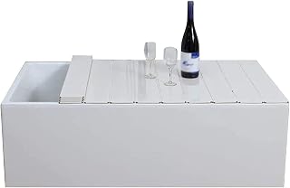 Bathtub Caddy Tray Expandable Bath Table Over Tub for 1-2 Person Luxury Bath Organizer 1.2cm Thick Folding Dust Board Bathtub Insulation Cover (Length:70cm) (70x105cm)