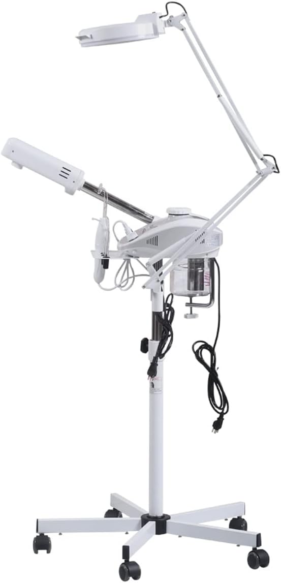 Funnylife 3 in 1 Aromatherapy Ozone Facial Steamer and Mag Lamp and High Frequency