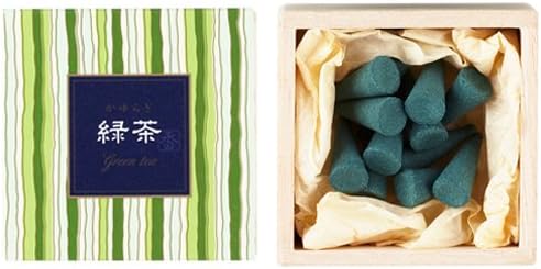 nippon kodo Kayuragi - Green Tea 12 Cones, Japanese Quality Incense
