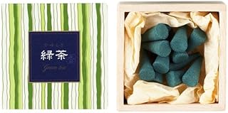 nippon kodo Kayuragi - Green Tea 12 Cones, Japanese Quality Incense