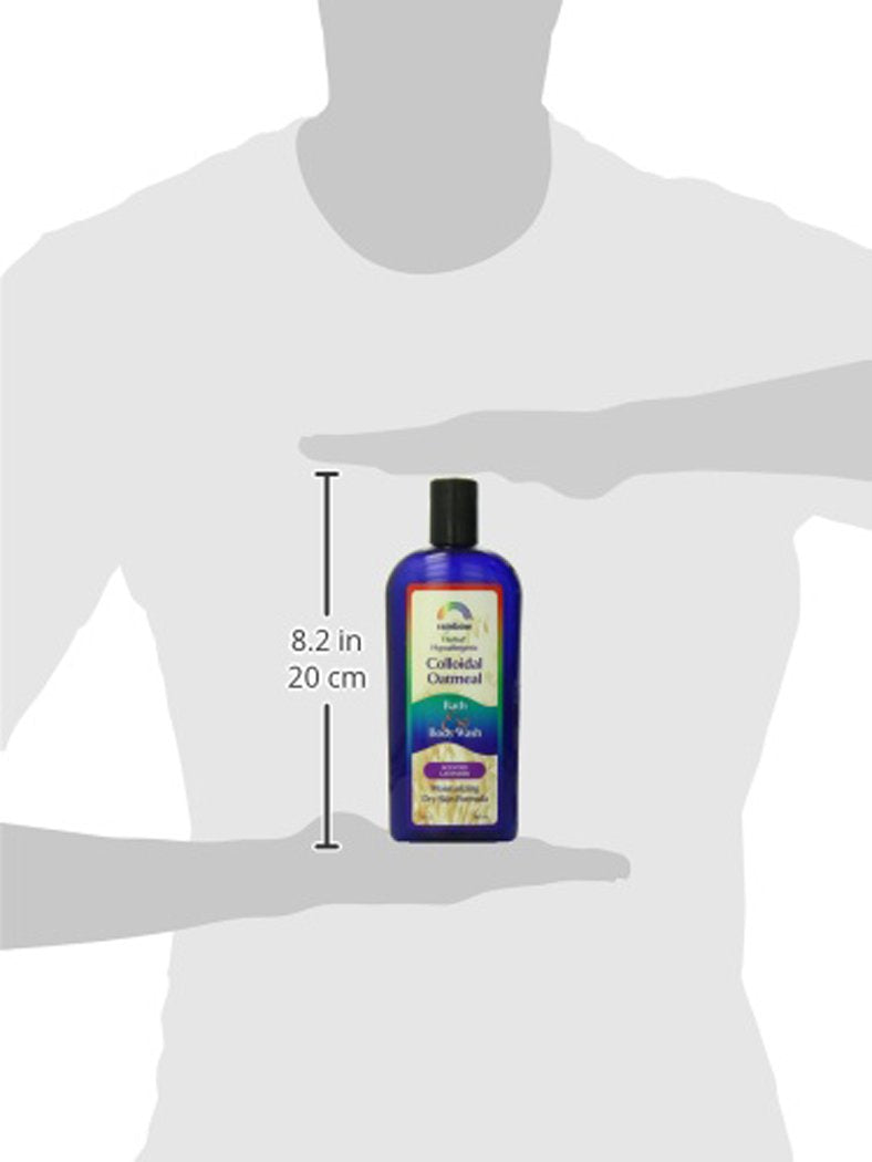 Rainbow Research Colloidal Oatmeal Bath & Body Wash, Lavender Scent - 12 Oz