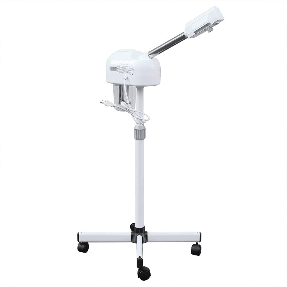 Professional Ozone Facial Steamer Machine Mist Face Steamer with 360° Rotatable Sprayer for Beauty Salon, Spa, Esthetician Steamer 800w
