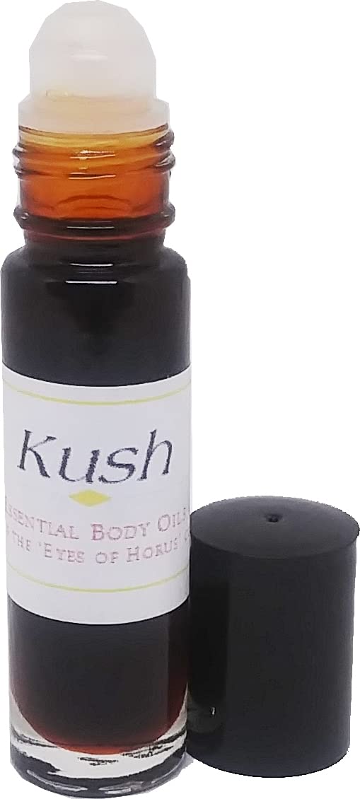 Kush Scented Body Oil Fragrance [Roll-On - Dark Brown - 1/3 oz.] - ID#23000