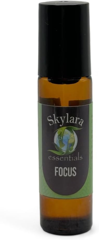 Focus - Organic Essential Oil Blend (Clarity Enhancing) (10ml Roll On)