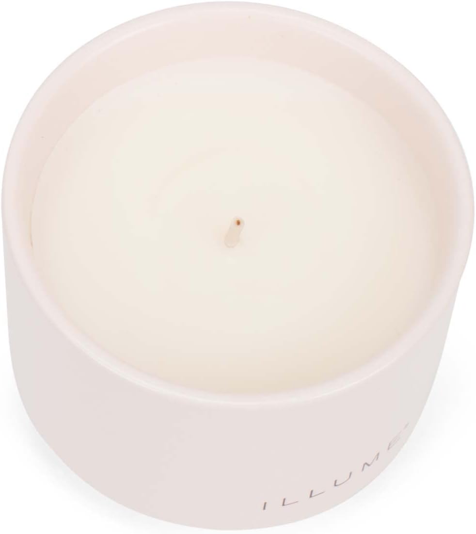 Illume Beautifully Done Essentials Coconut Milk Mango Matte Ceramic Scented Soy Candle