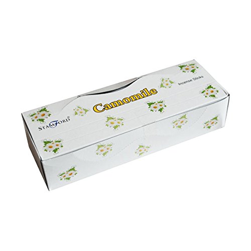 1 X Camomile - Box of Six 20 Stick Tubes, 120 Sticks Total - HEM Incense
